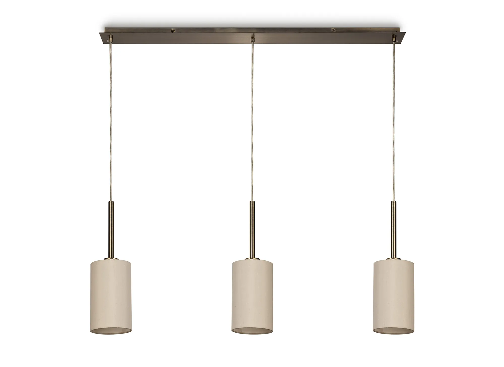 Baymont 12cm Shade 3 Light Pendant DK0770  Deco Baymont AB IV